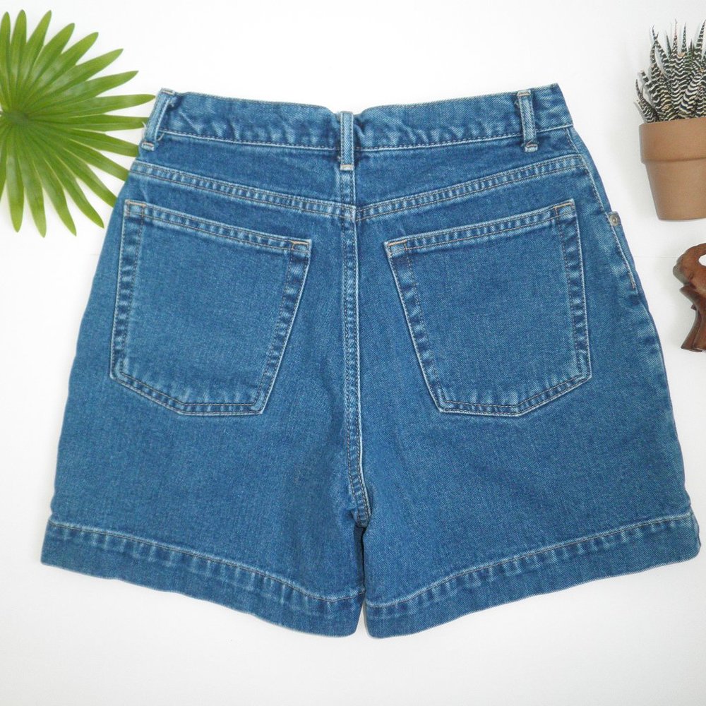 Vintage 90's HIGH RISE High Sierra Denim Shorts 6 - Picture 2 of 4